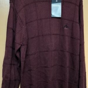 IZOD Men's Burgundy Sweater